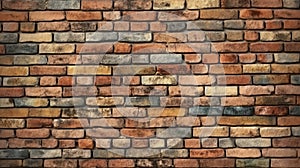 Brick Wall Background. Generative AI