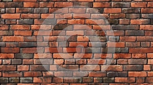 Brick Wall Background. Generative AI