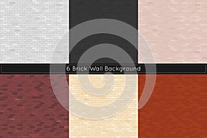 Brick wall background. Vector illustration.