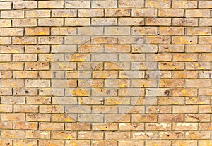 Brick wall. Beige texture.