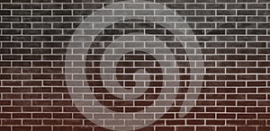 Brick wall, Black Brown bricks wall texture background for graphic design