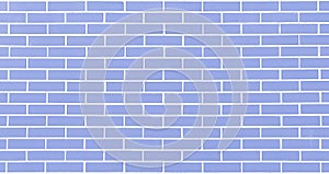 Brick wall blue background