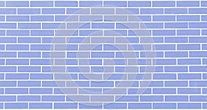 Brick wall blue background