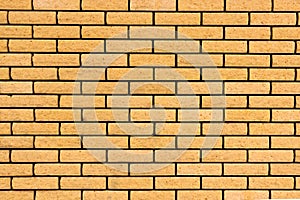 Brick wall. The brick wall painted in yellow