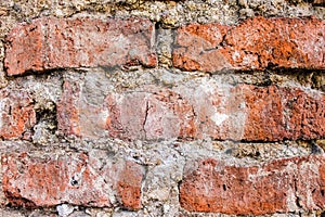 Brick Wall Detal Texture Retro Architecture Pattern photo