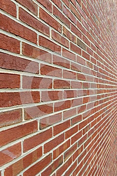 Brick Wall With Diminishing Perspective photo