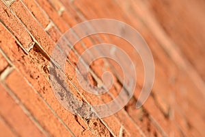 Brick wall erosion