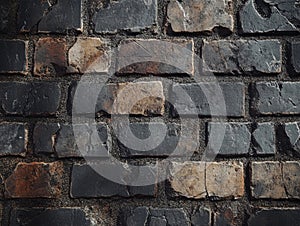 Brick Wall with Fire Hydrant