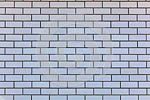 Brick wall in a house under construction