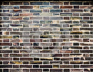 Brick wall in neo baroque american style photo