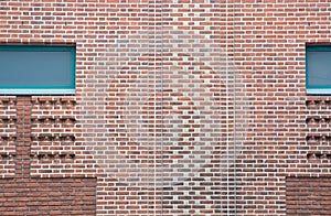 Brick wall with pattern