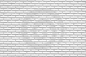 Brick wall pattern backdrop.Abstract white brick wall decoration.Seamless white brick wall interior in modern building