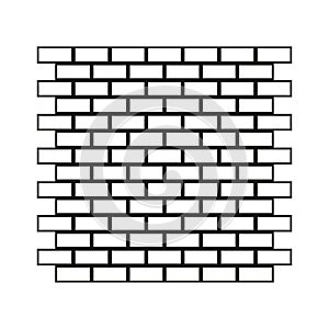 Brick wall pattern. Building texture design. Masonry construction Vector. Repeating block background.