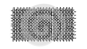 Brick Wall Pattern Concrete Texture Abstract Background Element, vector design Generative AI