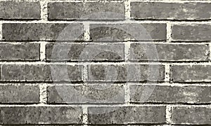 Brick wall pattern horizontal background. flat wall texture