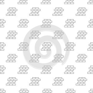 Brick wall pattern seamless