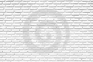 Brick wall pattern white color of modern style design decorative uneven