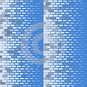 Brick wall seamless pattern background. Horizontal seamless brick texture background
