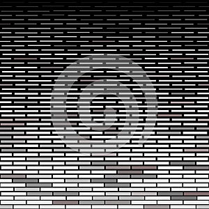 Brick wall seamless pattern background. Horizontal seamless brick texture background