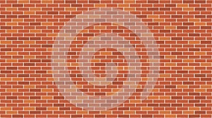Brick wall seamless pattern. Vector background