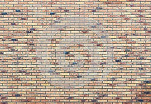 Brick wall with several colors