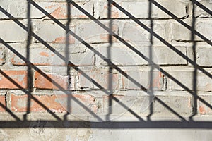 BRICK WALL AND SHADOW