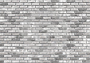 Brick wall texture or background, gray