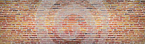 Brick wall texture background, red brick grunge pattern block