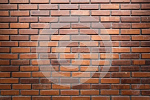 Brick wall texture or brick wall background. brick wall for interior exterior decoration and industrial construction design.