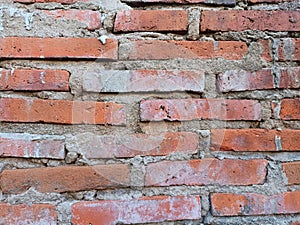 brick wall texture close up for background
