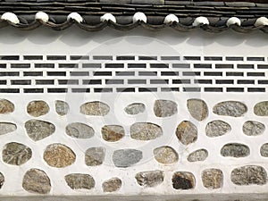Brick wall texture, Korean style