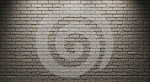 Brick Wall Texture with Light and Shadow for Background
