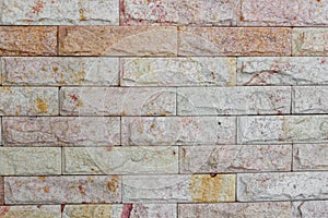 Brick wall texture sandstone walls background.