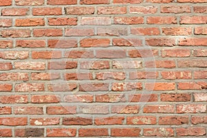 Brick wall vintage aspect