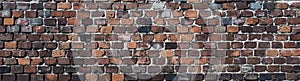 Brick wall with visible details. textura photo