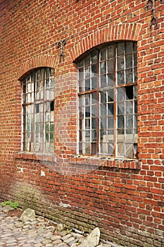 Brick wall and Windows