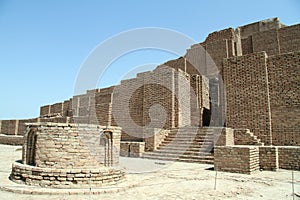 Brick ziggurat photo