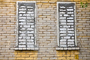 Bricked windows
