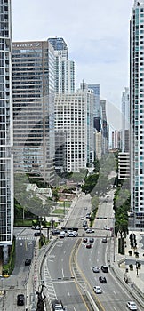 Brickell Avenue Bridge over Miami River