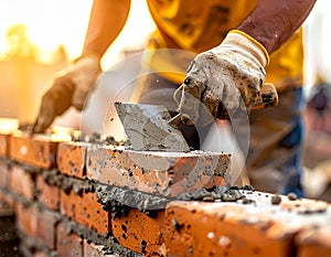 Bricklayer at Work