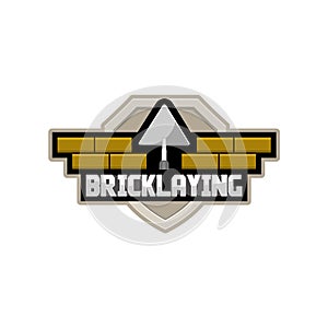 Bricklaying company logo