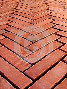 Bricks floor