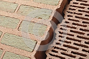 Bricks with insulation