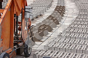 Bricks and bricks machine