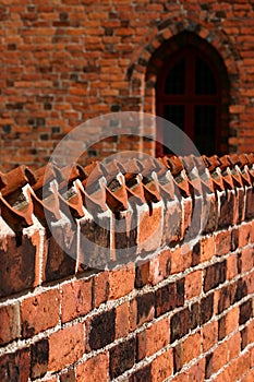 Bricks on monastery