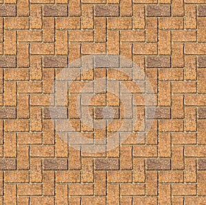 Bricks paving pattern floor texture