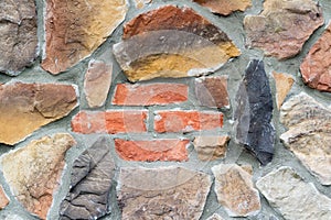 Bricks in a Stone Wall