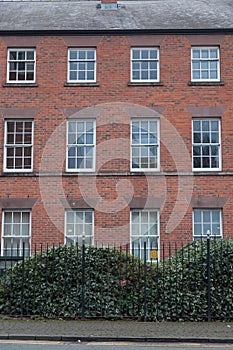 Brickwall facade in england