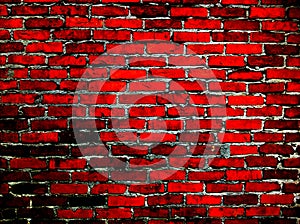 Brickwallpaper Red Graphic