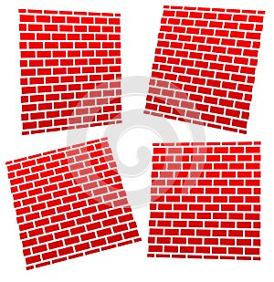 Brickwalls in different perspectives